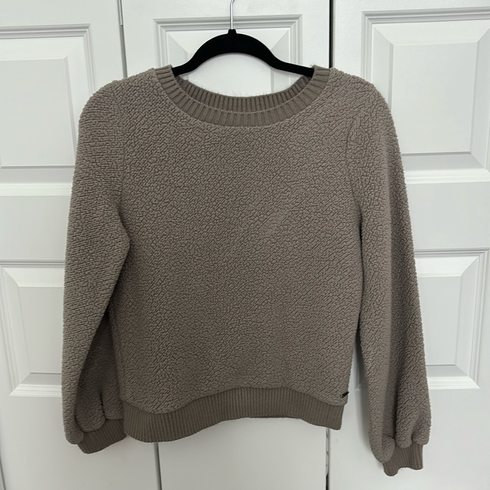 Abercrombie & Fitch Sherpa Crewneck